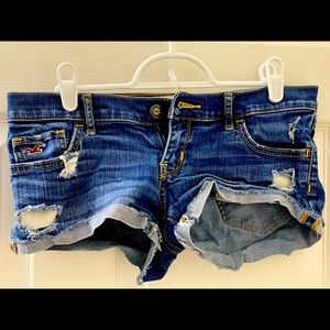 Hollister jean shorts